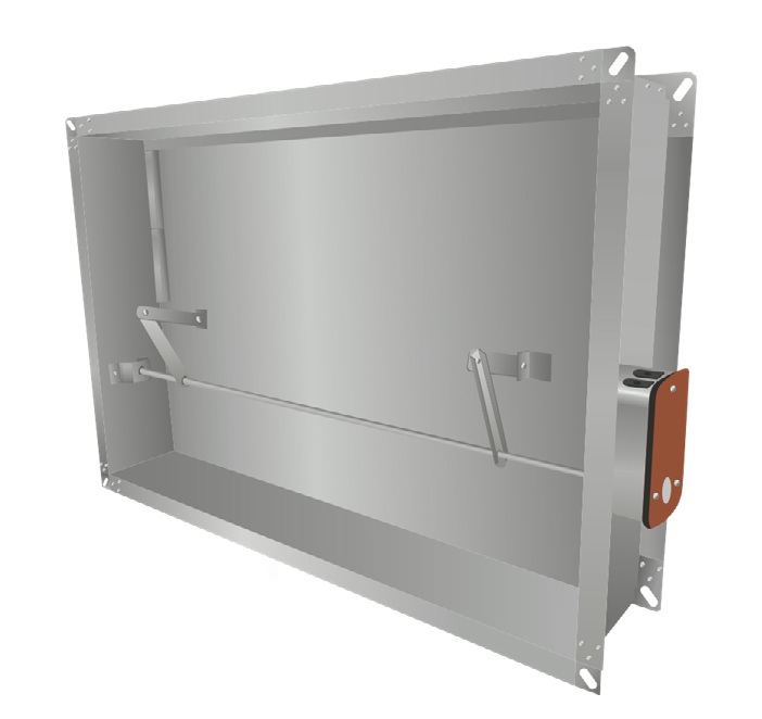 Клапан противопожарный КПП 90(120)-НЗ(КС)