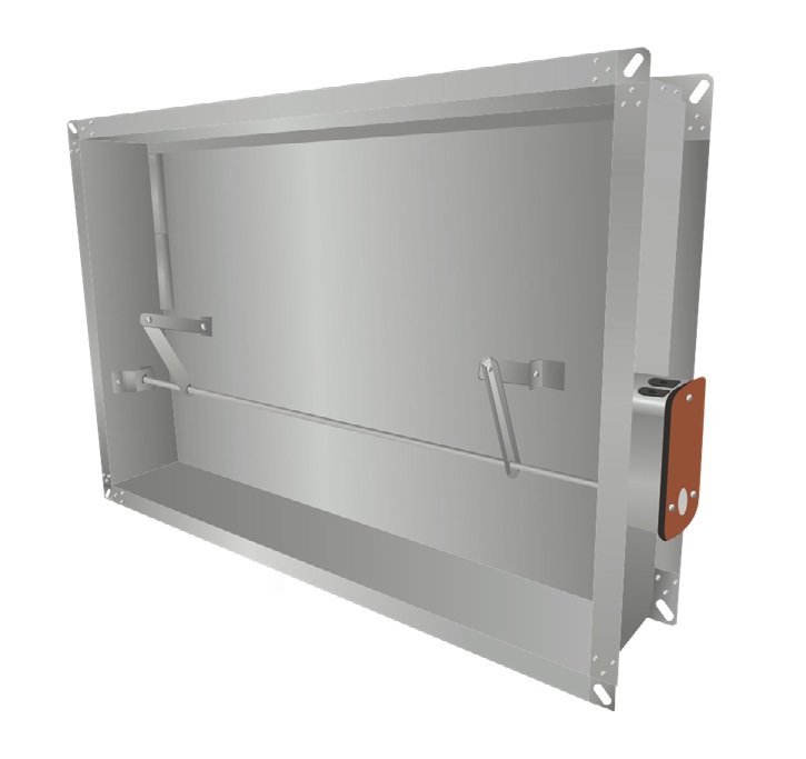 Клапан противопожарный КПД 120-ДУ(КС)-ВН