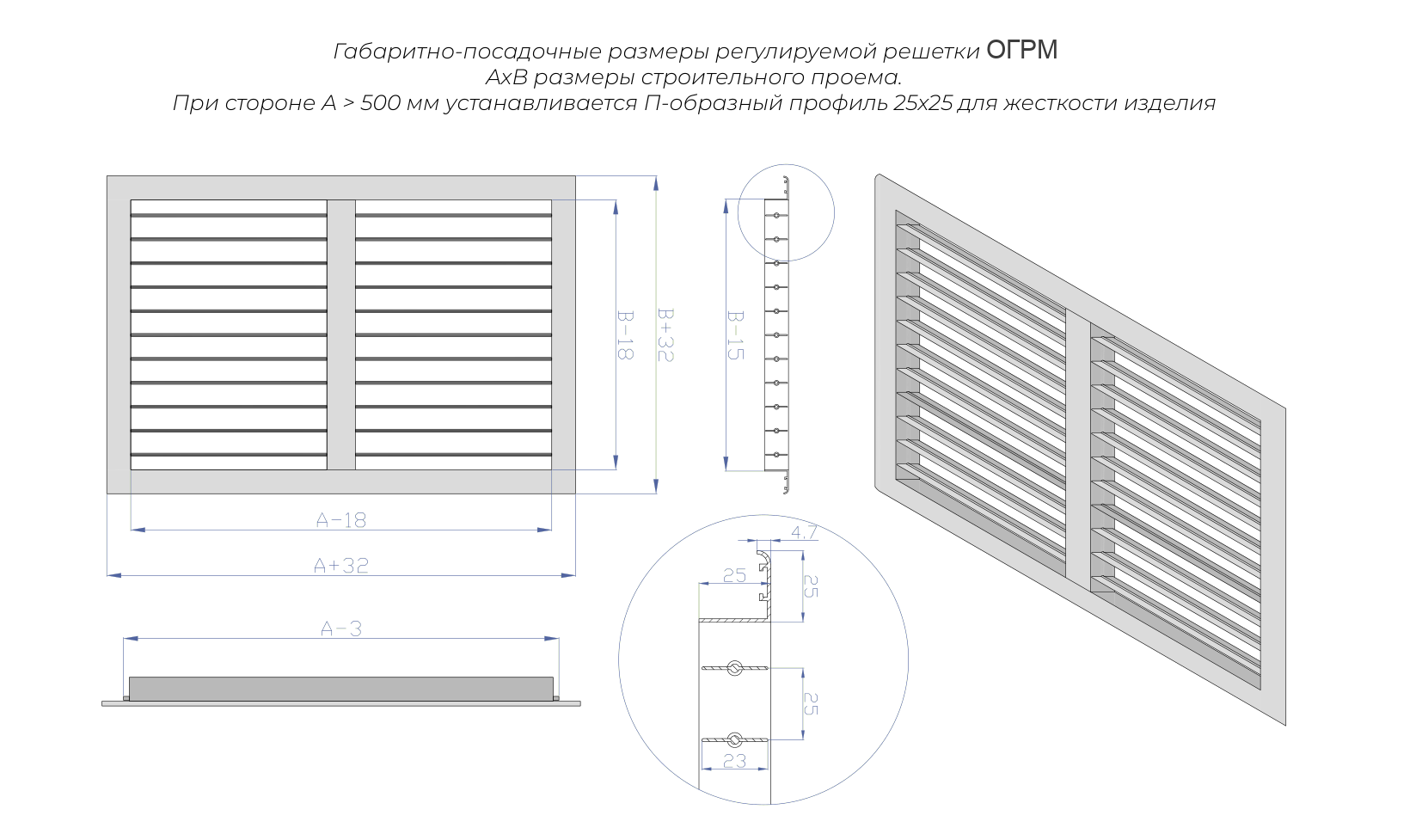 Чертёж ОГРМ