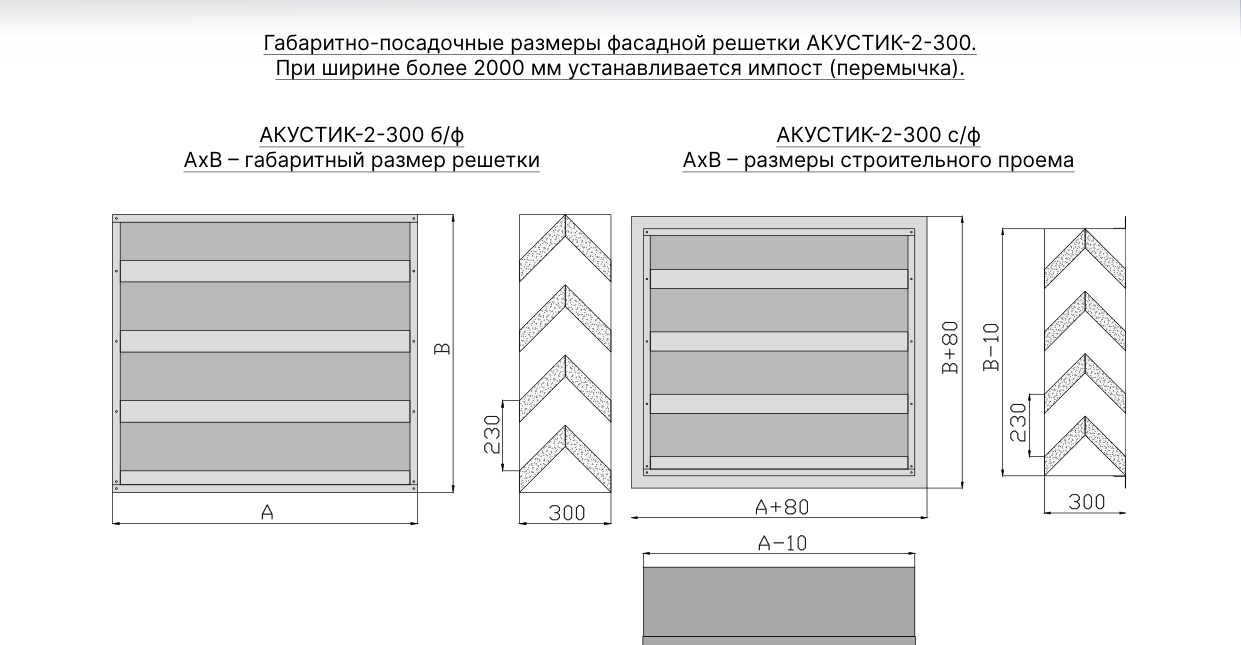 Чертёж АКУСТИК 2-300