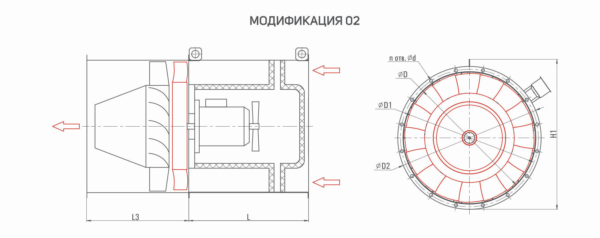 Габаритные размеры AIRS AVF